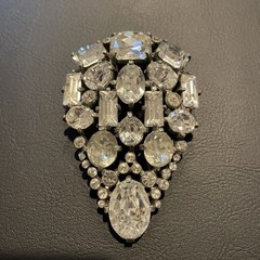 Vintage Eisenberg Original Signed Waterfall Teardrop Brooch