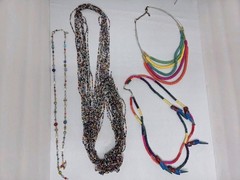 67pc Maximalist Jewelry Bundle Eclectic Mixed Media, Rainbow Beads, Summer Pride