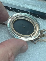 Black Brass Pendant Charm Necklace Jewelry (H2025H)