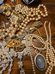 Jewelry Mix Marked Napier, Coro, Charmin Charlie, Trifari, Ann Taylor