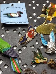 Lot Of Bird Themed Pins Bird Pin Lot MDTAR