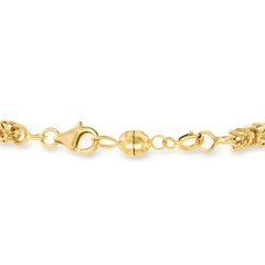 IT Set of 2 Small Magnetic Clasp Converters: 14k Gold & 14k White Gold