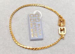 Gold Color Bracelet 18cm with Waterproof Coating
