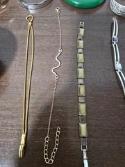 Mixed metal materials lot of 23 bracelets some signed