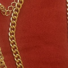 Mostly Vintage Lot 5 Gold Tone Choker Chain Necklaces 16-17 inches