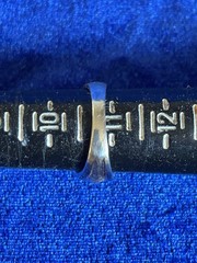 Vintage Estate 50’s Sterling Silver Gold Vermeil Blue Mystic Topaz Men’s Ring