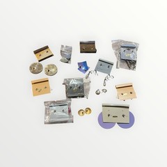 Vintage 80s 90s Fashion Earring Lot 14 Pairs Geometric Studs Lucite Dangles