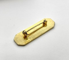 Vintage Signed MMA Metropolitan Museum of Art Guillouche Enamel Pin Brooch