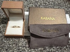 Mother of Pearl Ring Set In 14K Rose Gold 0.06 Carat Diamond