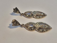 Vintage Sterling Silver, 0.925, Earrings