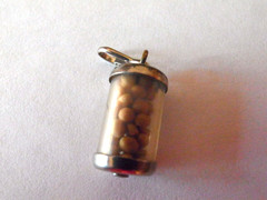 Vintage 1950-1960’s Sterling Silver Mustard Seed Charm-Marked