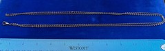 Antique Victorian Gold Filled Watch Chain 50″ W&S Star Moon Clasp
