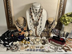 Boho Jewelry Lot 100 Pc. All Wearable Vintage And Modern