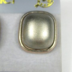 Medici Vintage Earrings Jewelry 70s 80s Card Pierced Goldtone Stud Retro Button