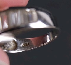 Vintage Sterling Silver 925 Emerald Cut CZ Ring – Size 5.75