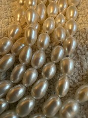 Vintage 74” Freshwater Pearl Single Strand Necklace w/150 Pearls~85 Grams