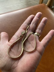 Necklace Gold Toned Flat Chain Classic Staple 18” Vintage Signed