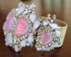 Hobe Mayorka Bracelet Signed Vintage Rhinestones