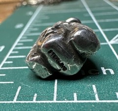 Vintage Sterling Silver Pop Culture Icon Charm 70’s Who Is It?