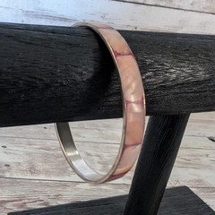Vintage Bracelet Inlayed Red/Pink Tones