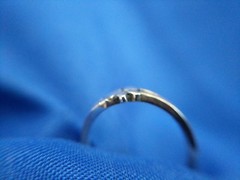 Butterfly 3/16″ N to S on finger 0.925 sterling silver ring band size 3