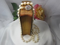 Antique Art Deco Hand-Knotted Baroque Pearls & Rubies Timeless Classic Necklace