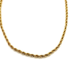 Vintage Lady Remington Gold Chain Necklace Signed LR