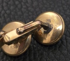 Estate Antique Old Vintage Men’s Cufflink Sets, One Swank