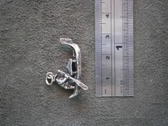 Gondola & Gondolier Venice Vintage Sterling Silver Bracelet Charm Pendant 3.1g