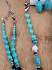 Southwest Jewelry Mixed Lot Costume Genuine Semi Precious Stone Faux Turquoise