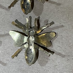 Group Of 8 Vintage Gold Finished Wasp/Bee Jewelry Pieces As Is INV-AT08