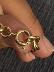 Vintage Pacific Pac Bell Telephone Charm Bracelet CA Employee Service Award GF