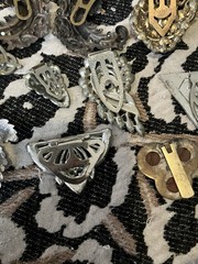 Art Deco Dress Clip Lot 20 1930s Rhinestone Clips Vintage Jewelry Brooch