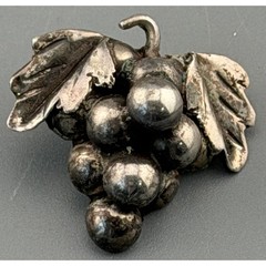 Vintage Taxco Sterling Silver Grape Cluster Charms Lot 6 Mexico 94% Silver XRF