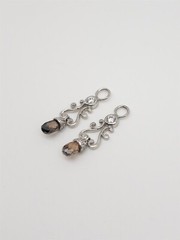 Loree Rodkin $11,500 2.30ct Champagne VS Diamond Platinum Earring Dangle JACKETS