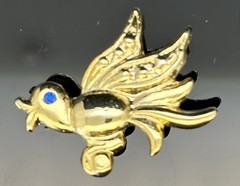 Seven Piece Lot Of Varied Birds With Enamel Or Rhinestones.