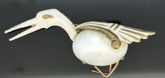 Seven Piece Lot Of Varied Birds With Enamel Or Rhinestones.