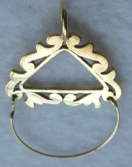 Vintage 14K Gold Charm Holder 3 Grams