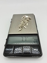 Vintage Italian Fine Sterling Silver Darling Seahorse Charm Chain Bracelet