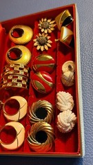 Vintage Designer Earring Collection Assorted Set by Monet and Napier