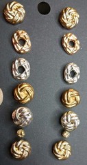 Posts Metal Silver Brass Gold Shapes Lot Of 20+ Various Shapes (No Precious Mtl)