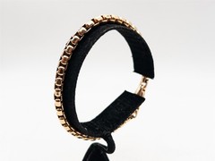 $8000 DAVID YURMAN Signed 5mm 18k Yellow Gold Mens EVERYDAY Bracelet 18g 8″