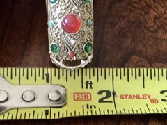 R.J. GRAZIANO STRETCH Jewels Etruscan Style BANGLE GLOBAL DESTINY ~ Nds Restrung
