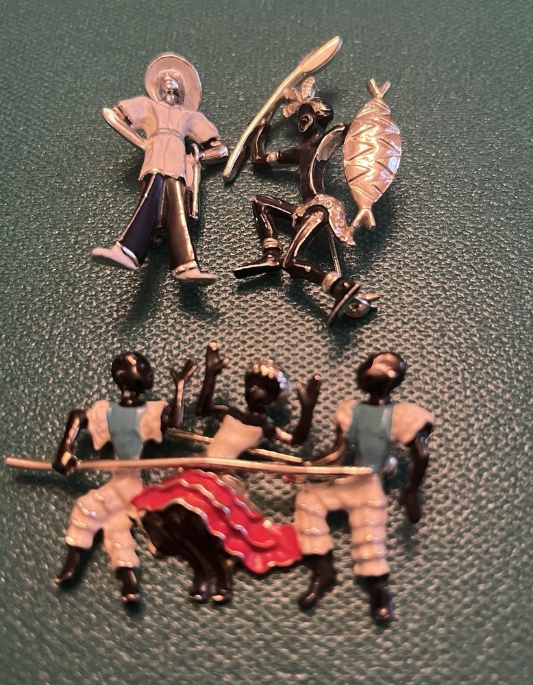Vintage Pins/brooches From The Bahamas