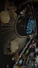 Vintage Wear Repair Repurpose Lot ~ 50+ Items ~ Necklace Pendant Brooch Ring Pin