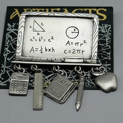 JJ Jonette Brooch Pin Jewelry Math Algebra Geometry Teacher Gift Winter 1.5″