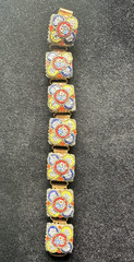 Vintage Hand Crafted Italian MicroMosaic 7 Link Bracelet