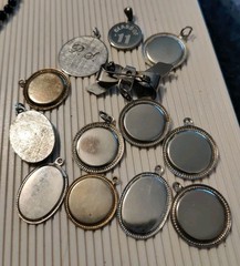 Photo Charm or Pendant Lot