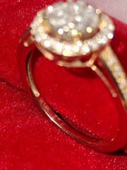 Vintage .65 ct. t.w. Diamond Cluster Ring in 14kt Yellow Gold. Size 7