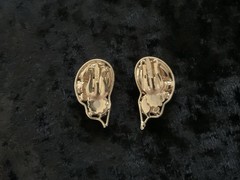 Vintage Signed La Roco Pink Butterfly Brooch / Pin & Earring Set Mint Condition
